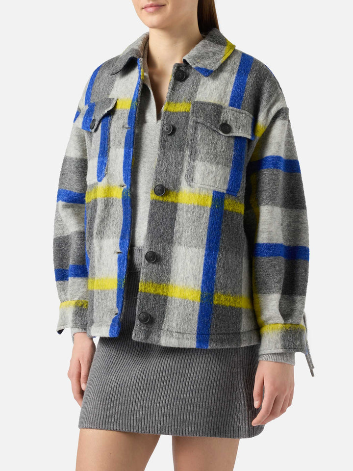 Woman overshirt with fringes