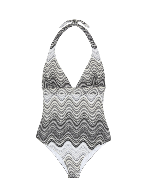 Marylin raschel wavy one-piece swimsuit - MC2 Saint Barth