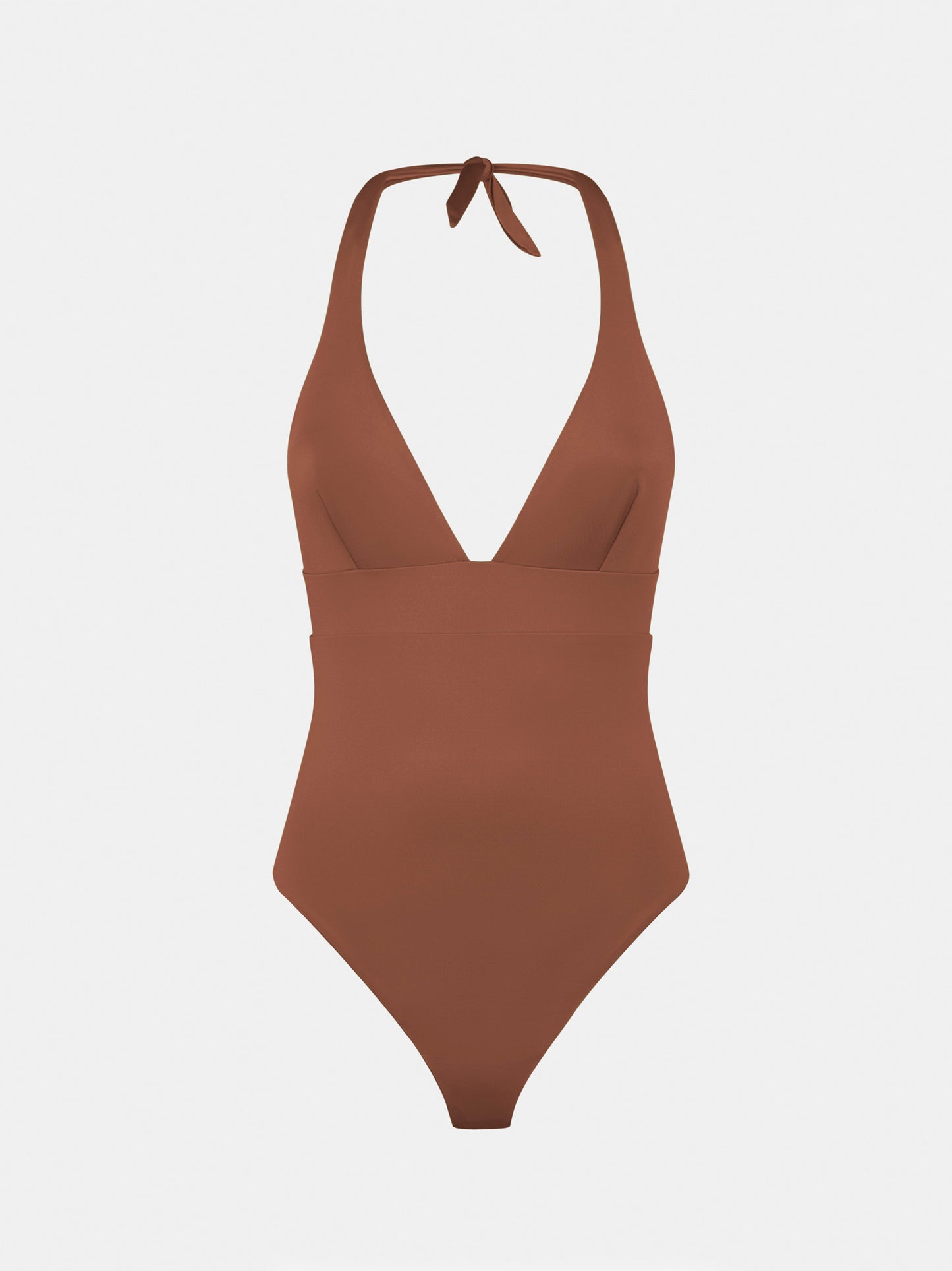 Woman brown one-piece Marylin swimsuit