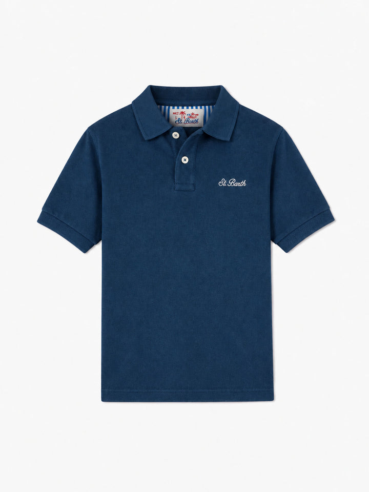 Polo da bambino in piquet di cotone Marvin