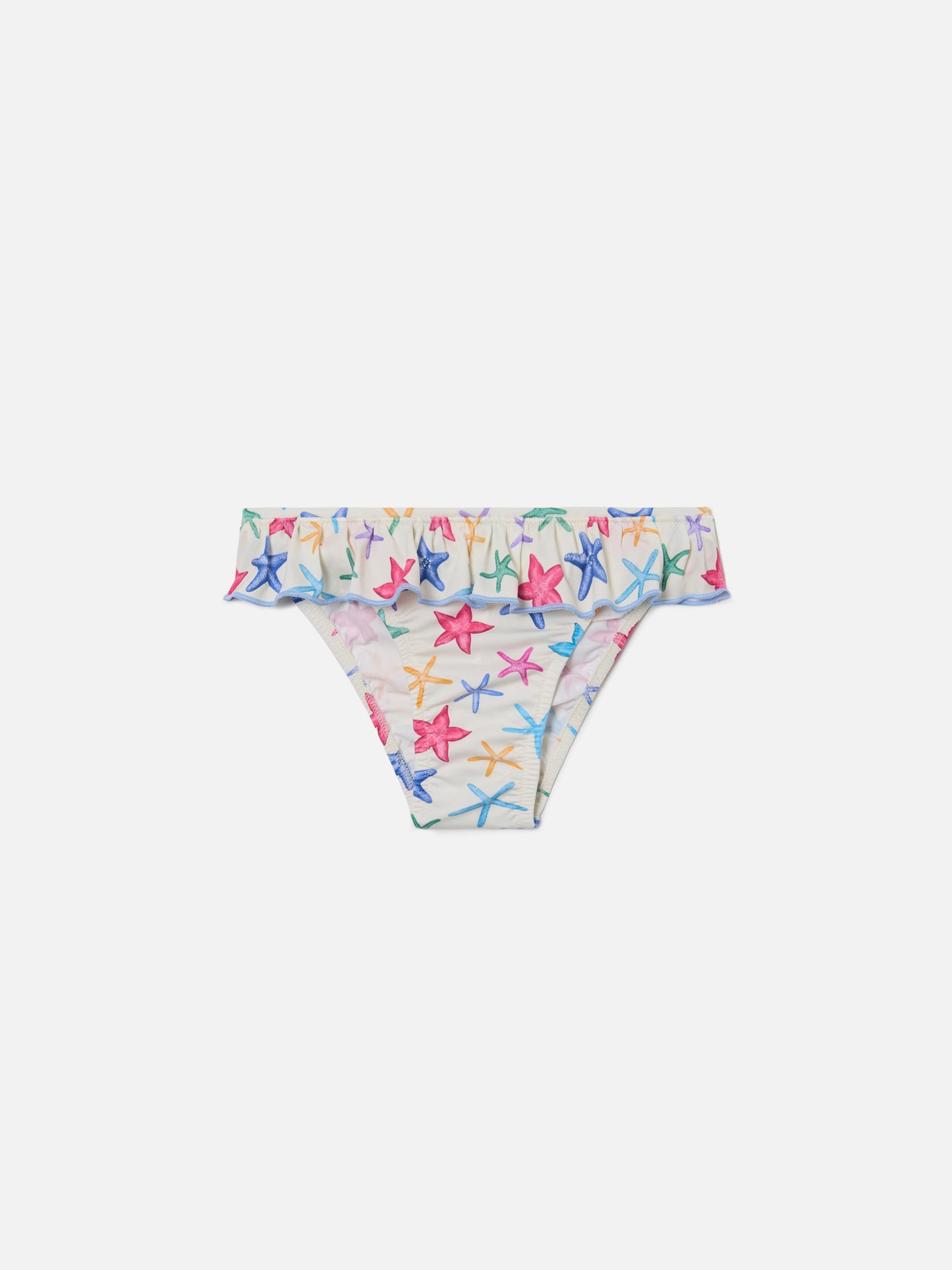 Melly cream starfish print swim briefs