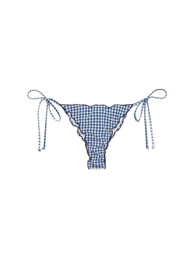 Miami cheeky swim briefs with gingham print - MC2 Saint Barth