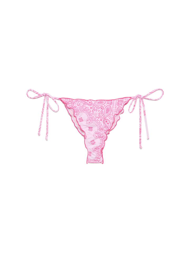 Classic triangle bikini Sagittarius Miami with bandanna print - MC2 Saint Barth
