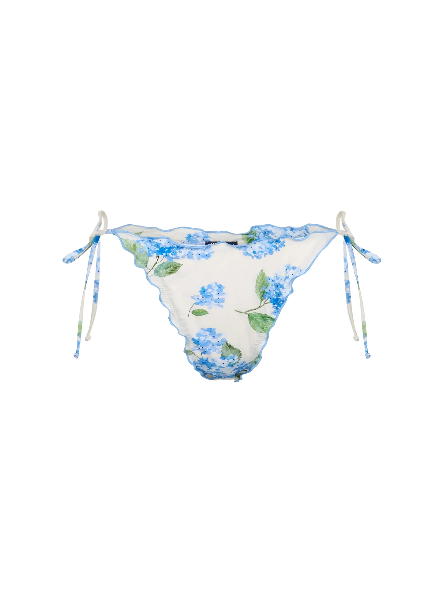 Woman flower cheeky swim briefs Miami