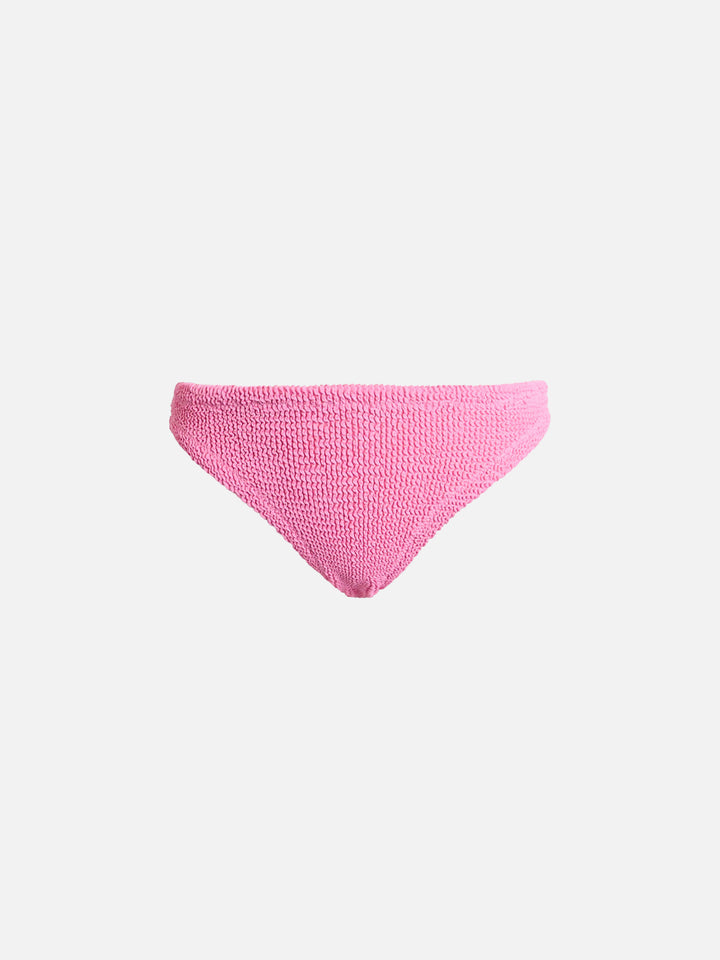 Mica pink crinkle swim briefs