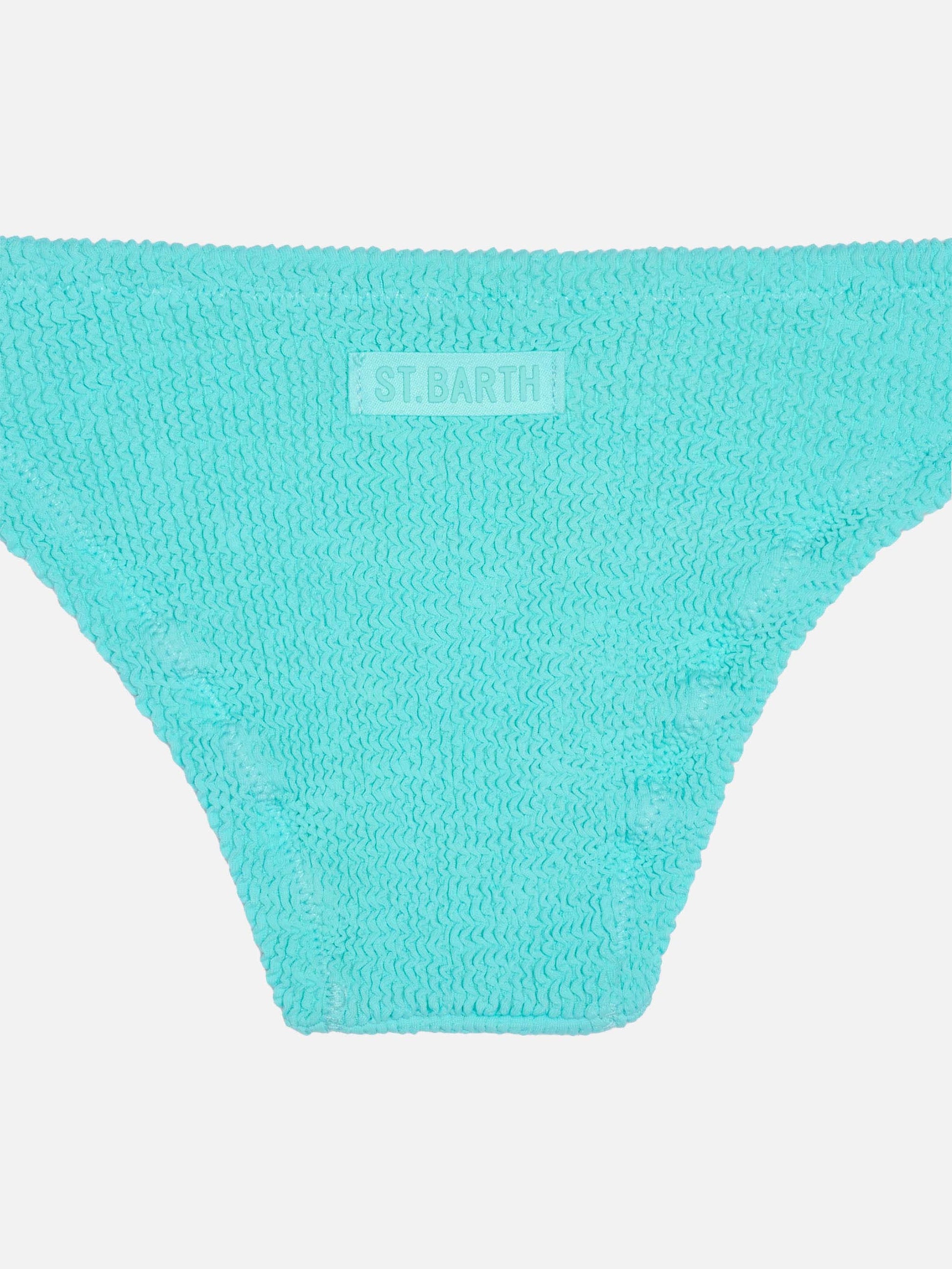 Mica water green crinkle swim briefs - MC2 Saint Barth