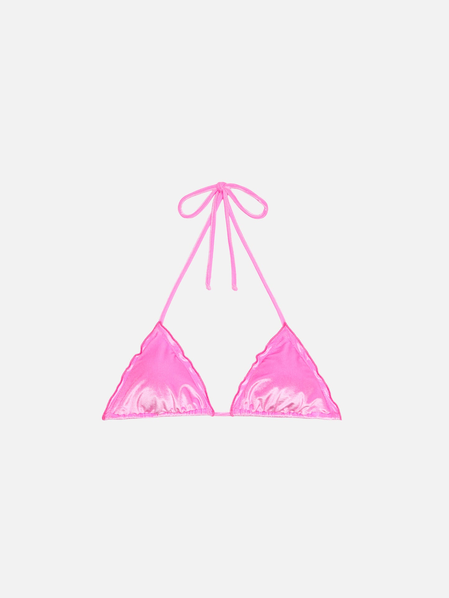 Sagittarius pink velvet classic triangle top