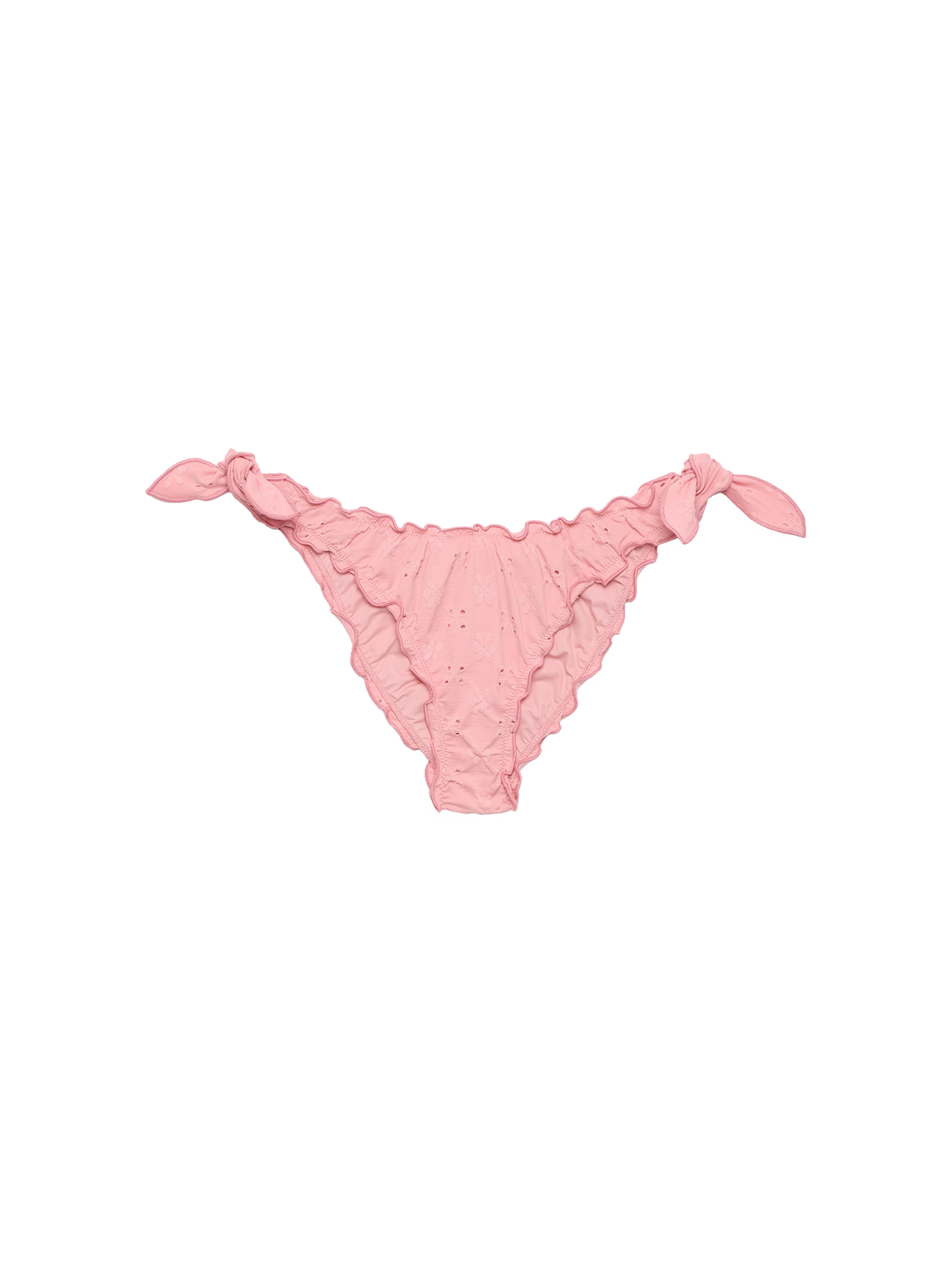 Moon pink Sangallo lace classic swim briefs