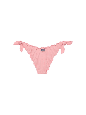 Moon pink Sangallo lace classic swim briefs