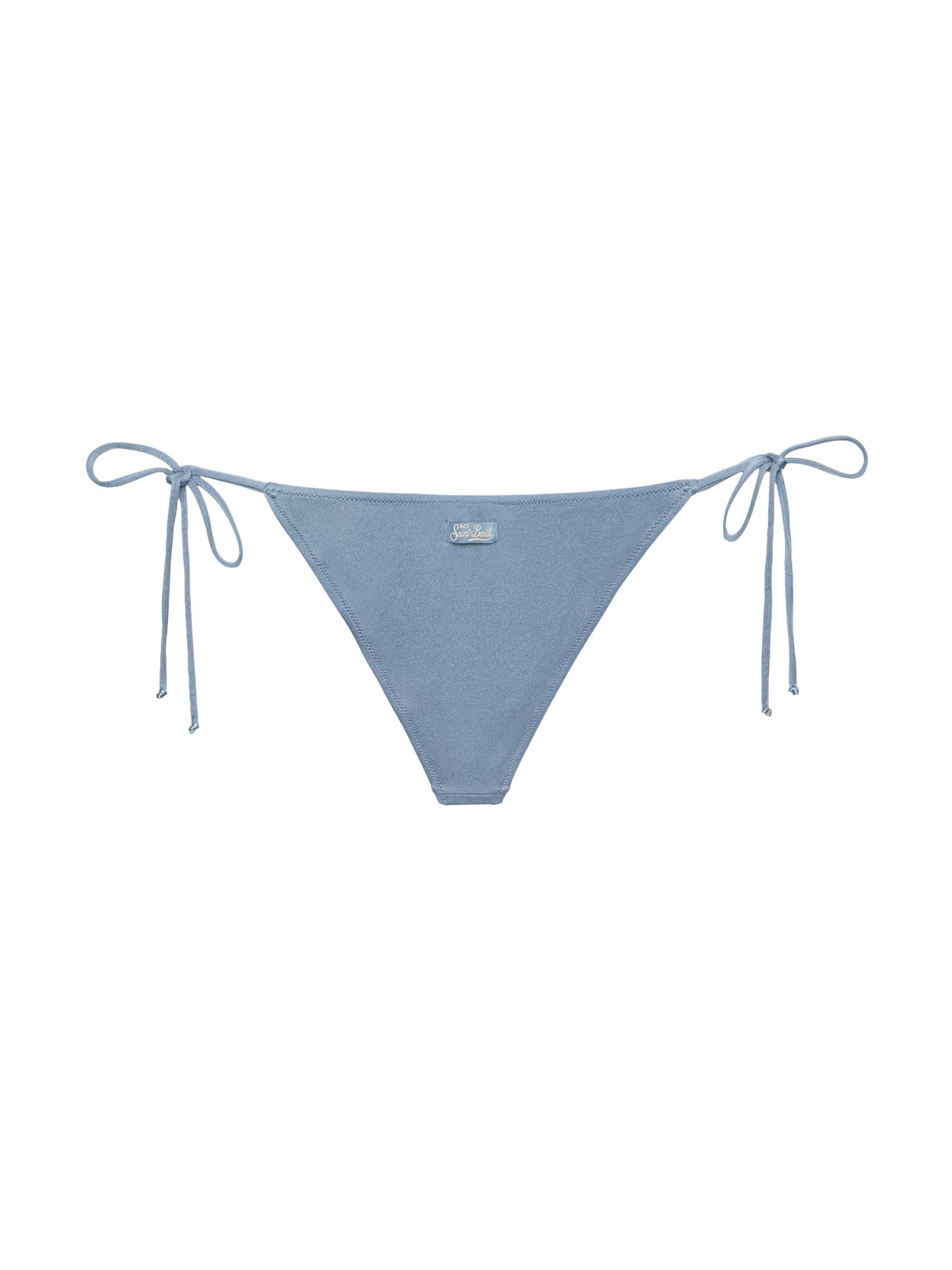 Marielle slip mare classico in shimmer avio blue