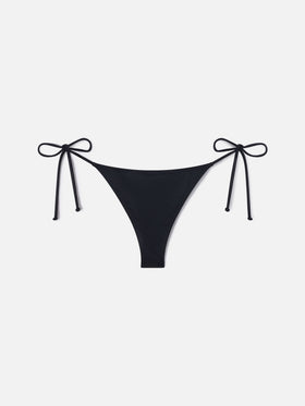 Slip mare Marielle brasiliano nero con laccetti 