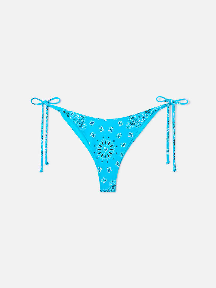 Light blue bandana Marielle swim briefs