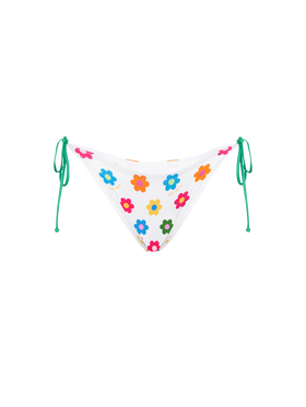 Slip mare donna con stampa margherite