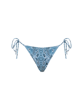 Marielle classic swim briefs with bandanna print