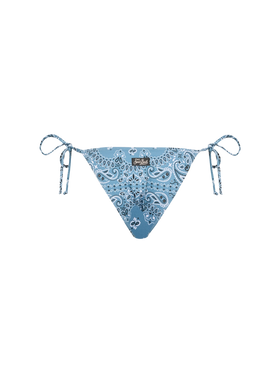 Marielle classic swim briefs with bandanna print