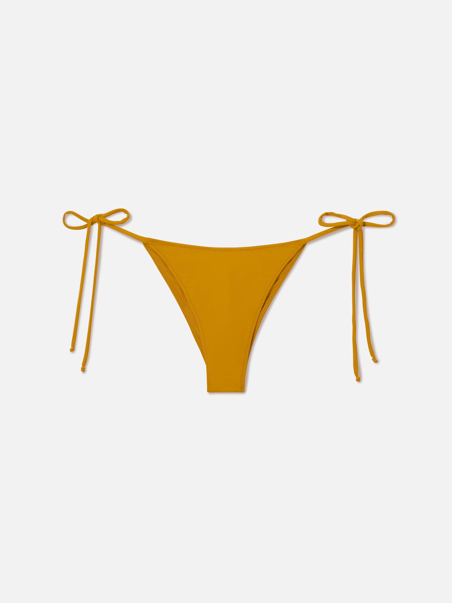 Slip de bain Marielle uni ocre 