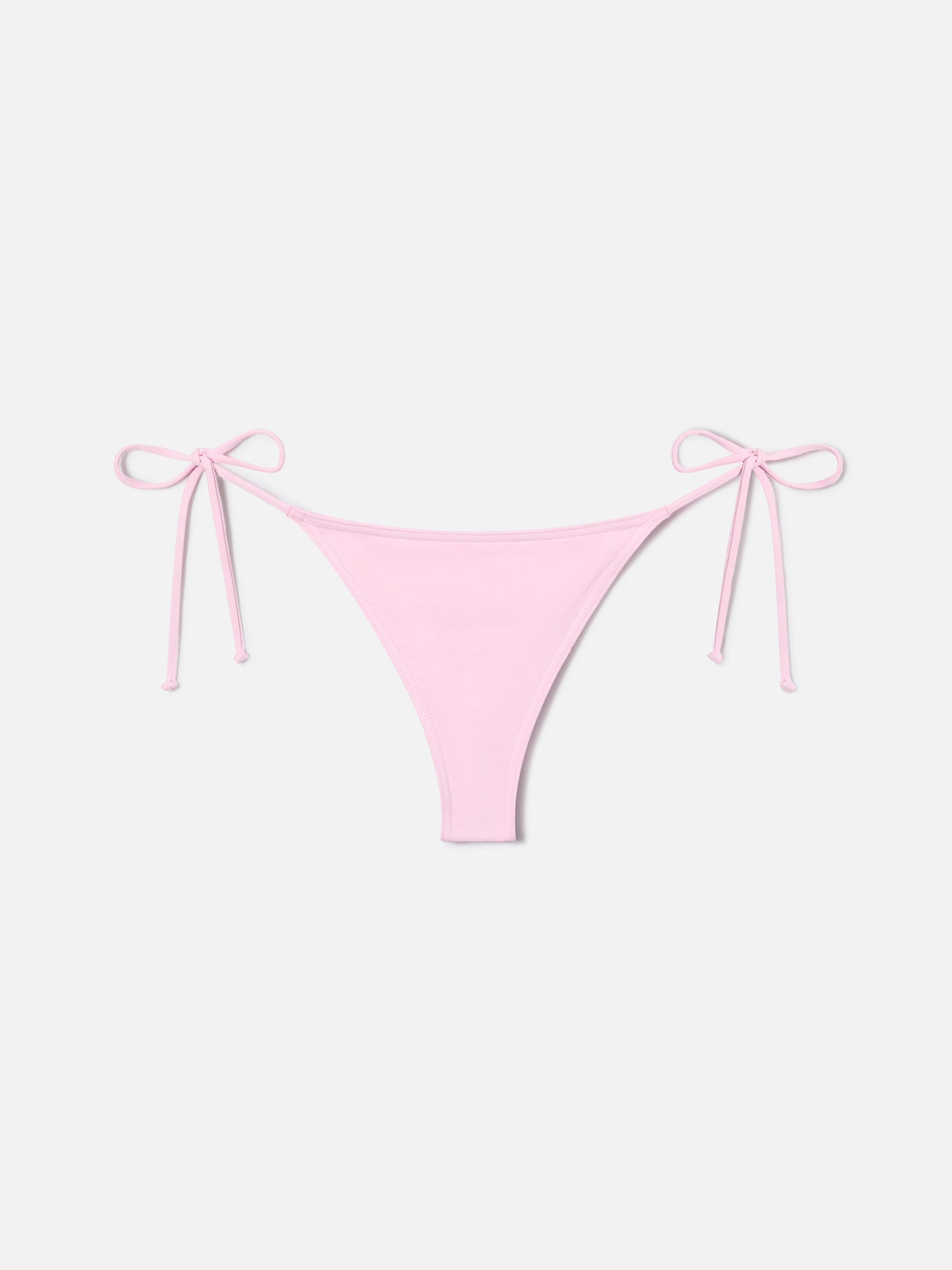 Marielle Brazilian with side ties bikini bottoms in solid pastel pink