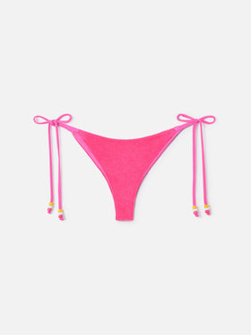 Fuchsia terry Marielle swim briefs