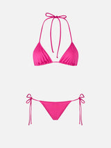 Bikini a triangolo fucsia da donna Leah Marielle