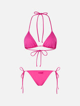 Bikini a triangolo fucsia da donna Leah Marielle