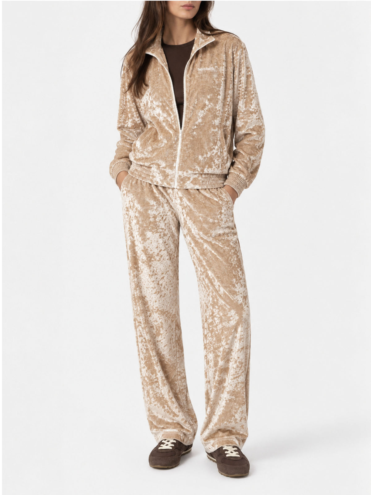Sweat-shirt en chenille beige Miriam 