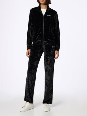 Damen Sweatshirt Miriam schwarz Chenille