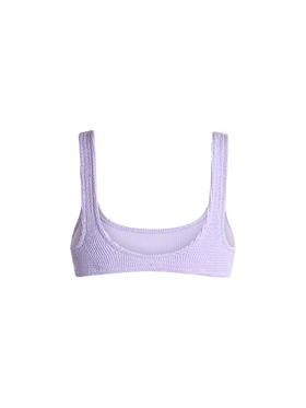 Lilafarbener klassischer Crinkle-Bralette für Damen Naima