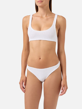 Bikini blanc froissé Naima Elise 