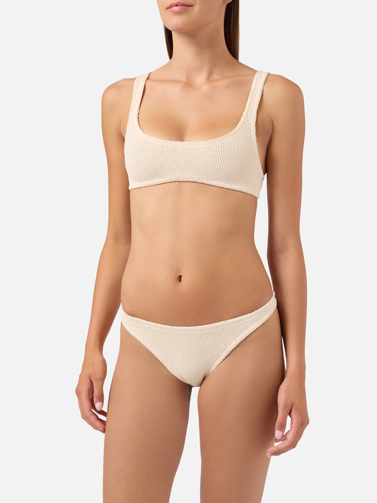 Bikini froissé beige Naima Naomi 