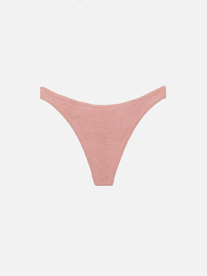 Naomi slip mare cheeky in crinkle color rosa