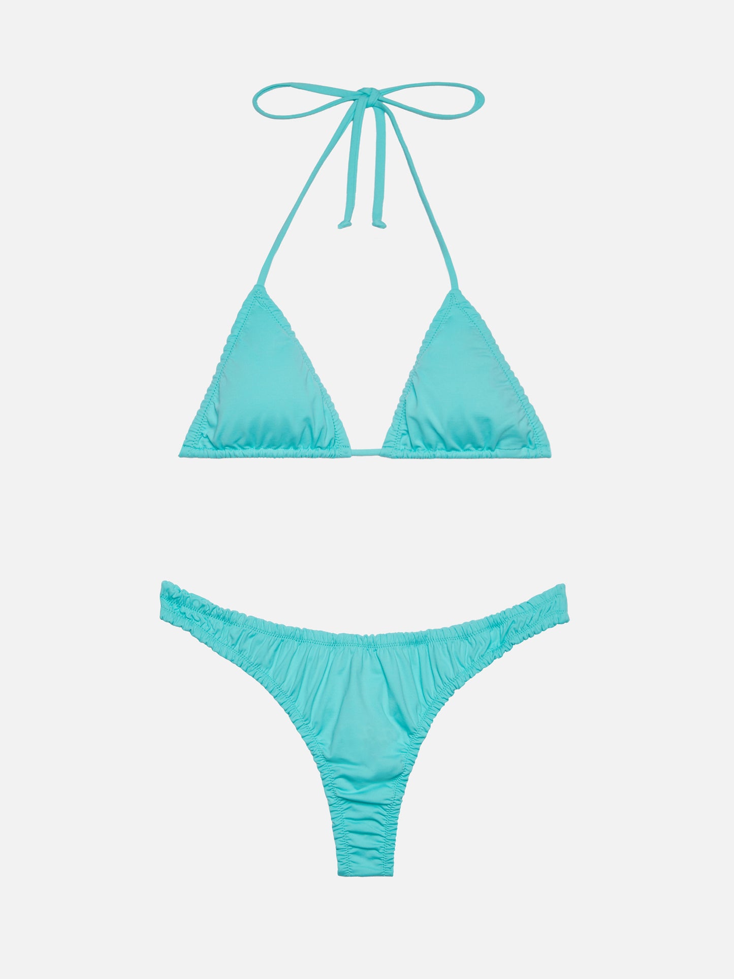 Nalu wassergrüne frechste Badehose - Nilly wassergrünes klassisches Triangel-Top