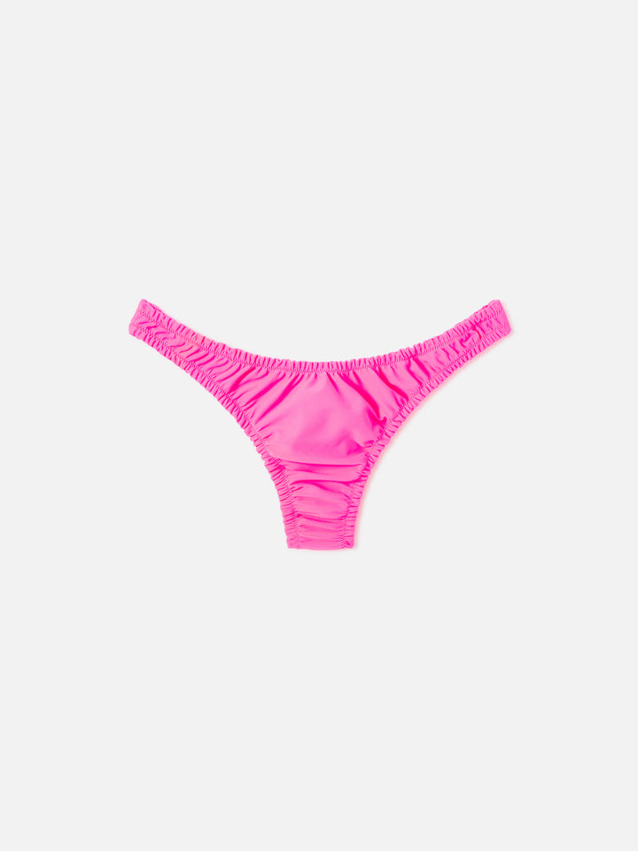 Slip mare Nalu cheekiest fucsia fluo tinta unita