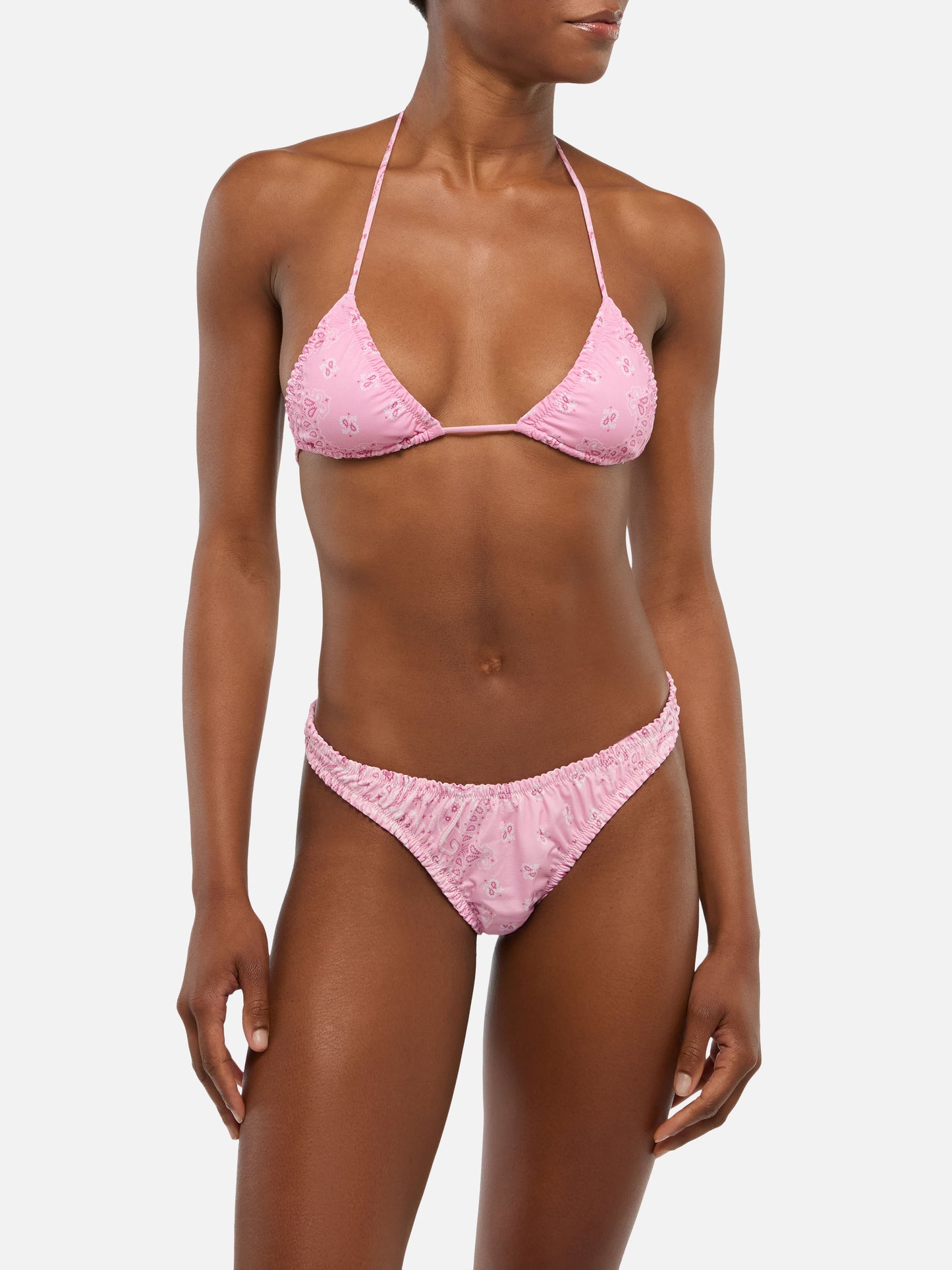 Nalu frechste Badehose mit Bandanna-Print - Nilly klassisches Triangel-Top mit Bandanna-Print