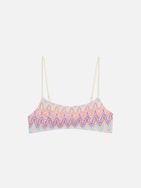 Sadie raschel knit bralette - MC2 Saint Barth