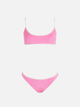 Woman terry bralette bikini Judy Naomi with piping