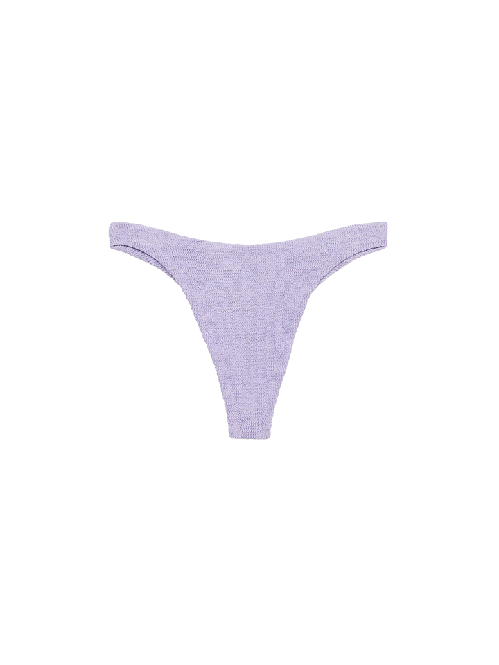 Naomi lilac crinkle cheeky swim briefs - MC2 Saint Barth