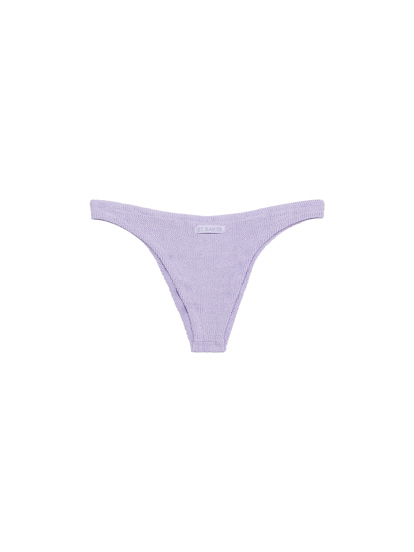Woman lilac classic lurex cheeky swim briefs Naomi