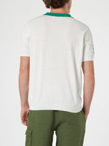 Polo da uomo in maglia color panna Newcomb | AUSTRALIAN BRAND SPECIAL EDITION