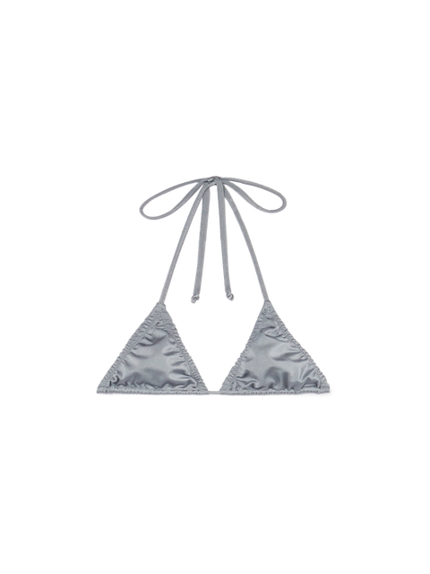 Nilly shimmer grey classic triangle top - MC2 Saint Barth