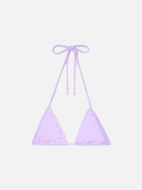 Parte superior de bikini triangular Nilly lilac 