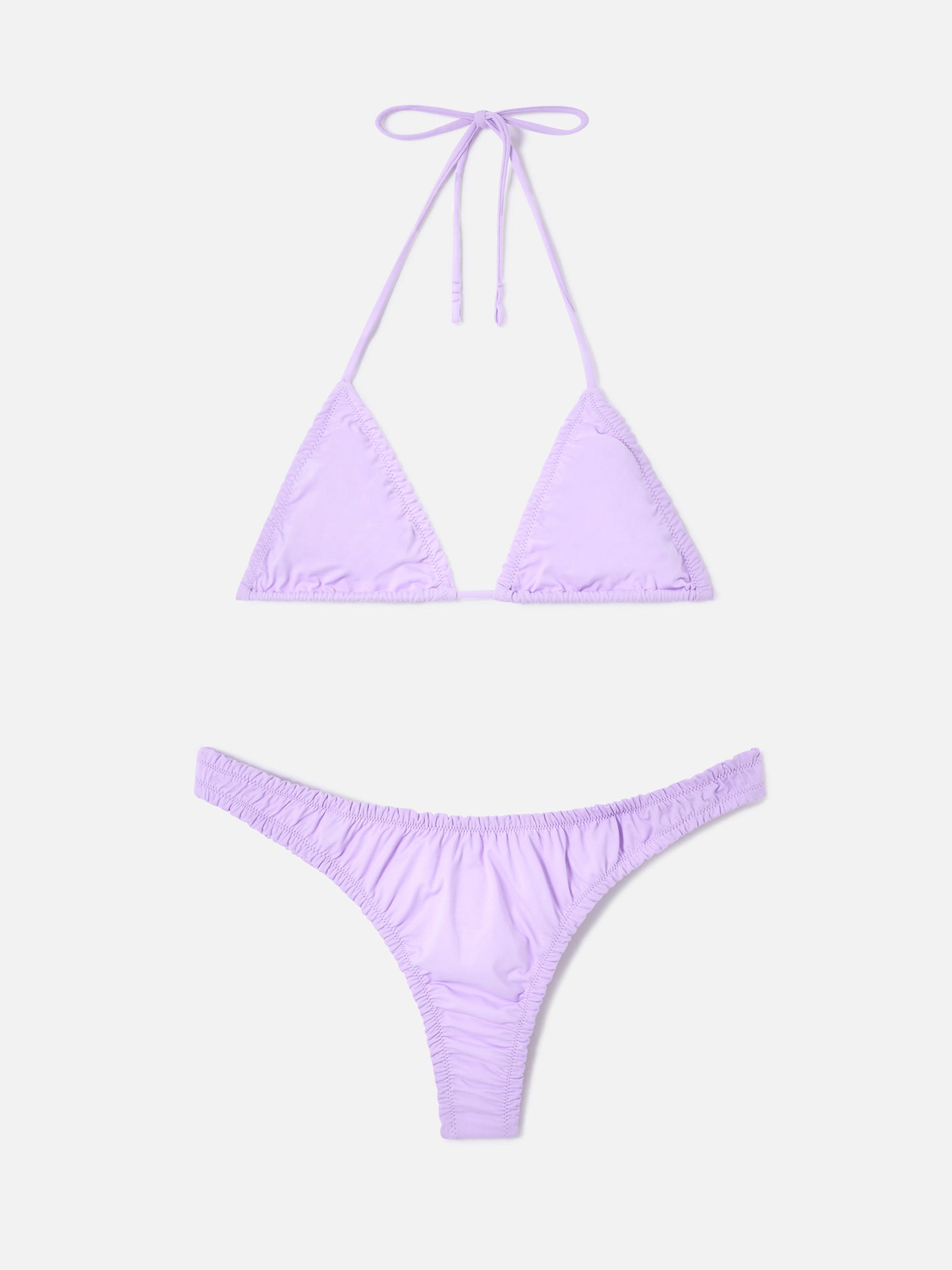 Bikini de triángulo con volantes Nilly Nalu lilac 