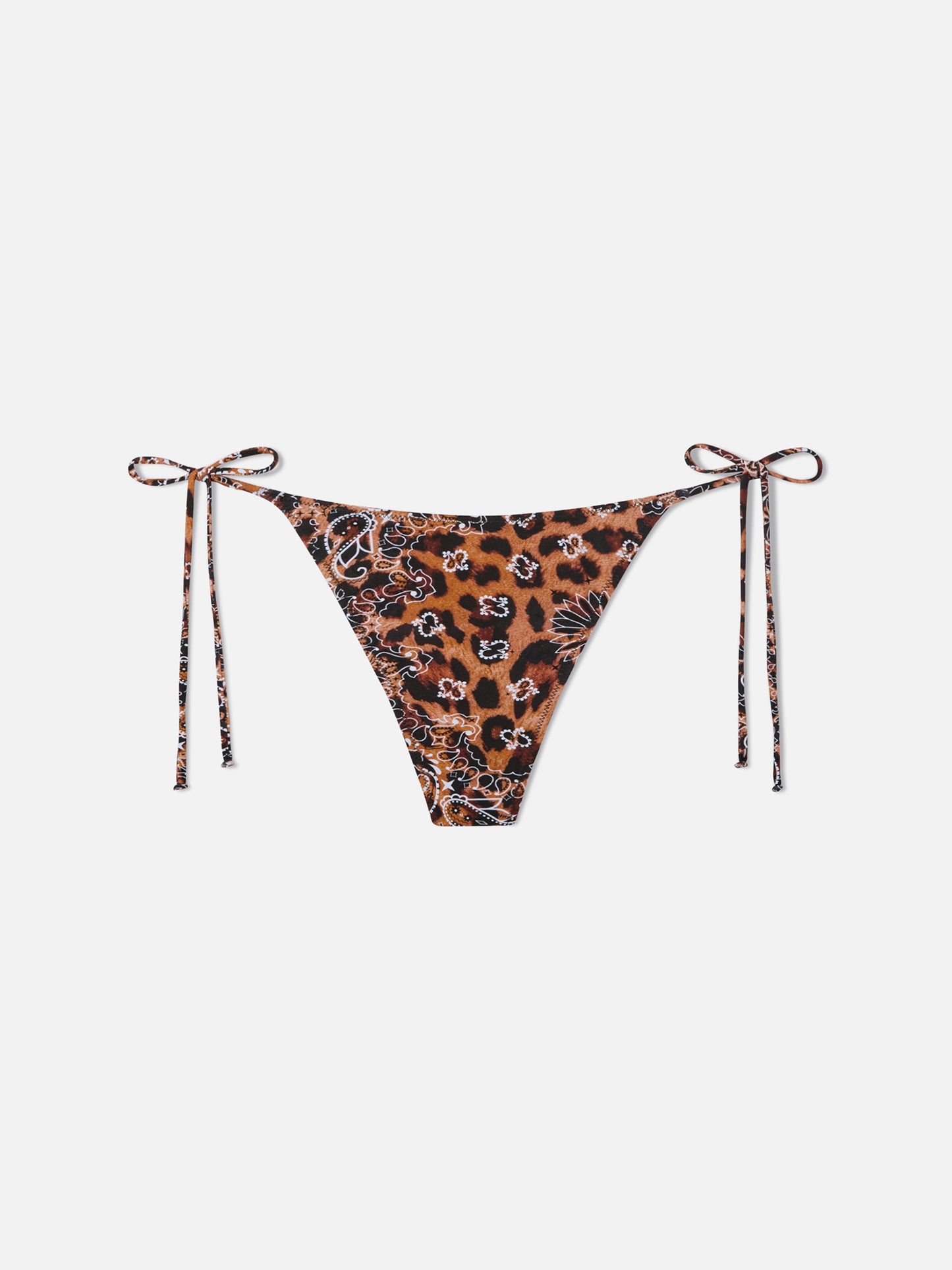Damen-Cheeky-Swim-Slip mit Leo-Bandanna-Print 