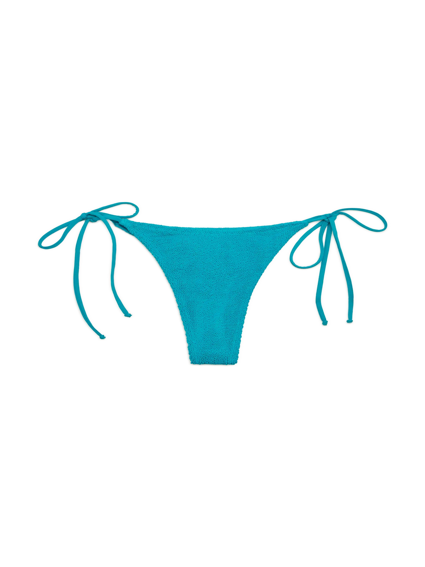 Norah teal crinkle cheekiest swim briefs