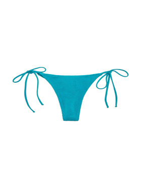 Norah teal crinkle cheekiest swim briefs