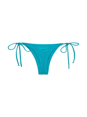 Norah teal crinkle cheekiest swim briefs