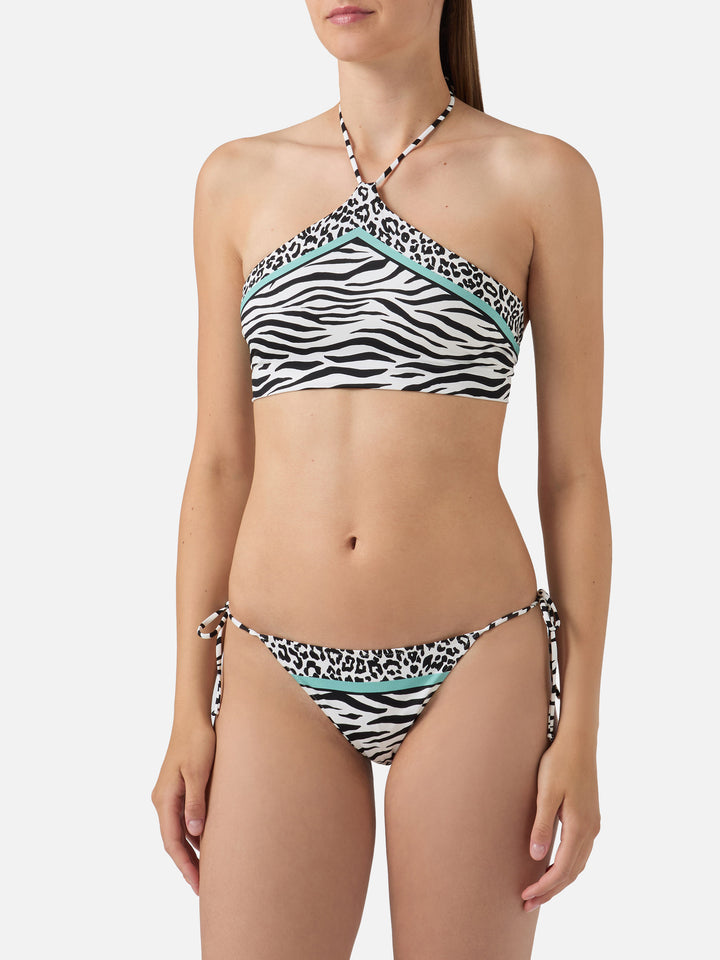 Nairobi Marielle multicolor animal print bikini