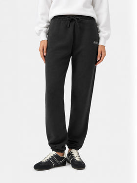 Pantalon de jogging Odalys en molleton de coton noir 