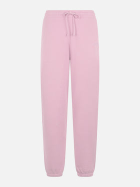 Odalys Jogginghose aus rosa Baumwollfleece