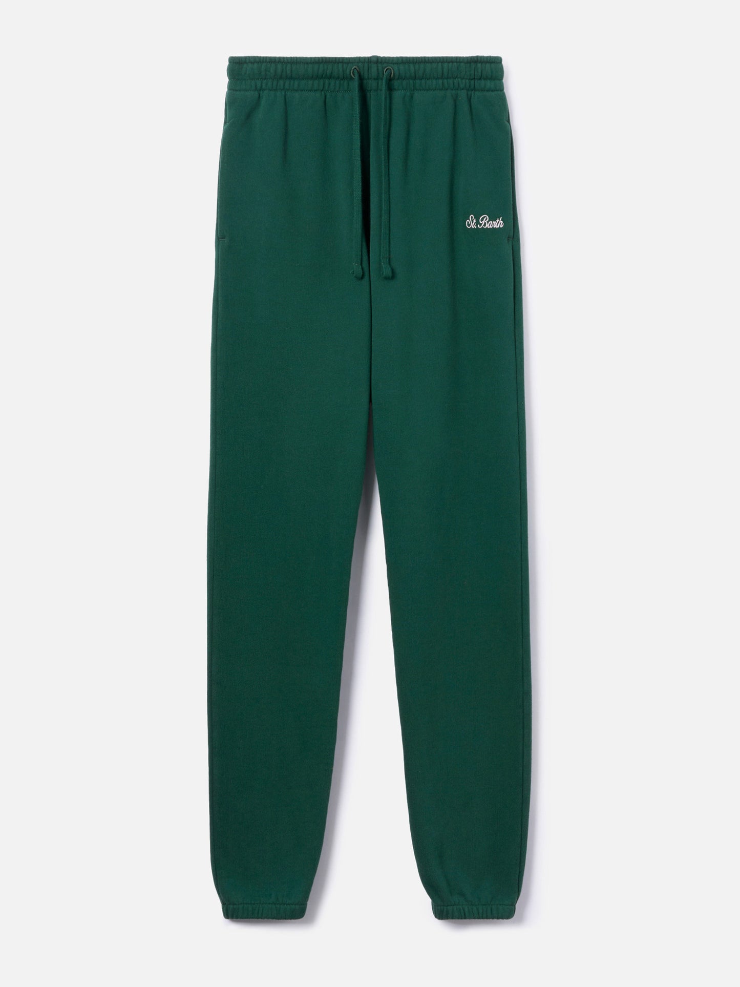 British green Odalys cotton fleece jogger pants