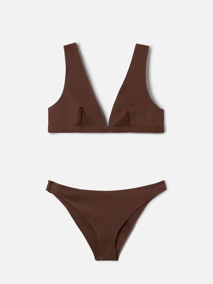 Ofelia Reanna bikini in brown solid color
